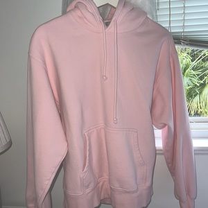 Aritzia TNA cozy AF hoodie in crystal pink size 1